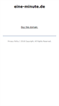 Mobile Screenshot of eine-minute.de
